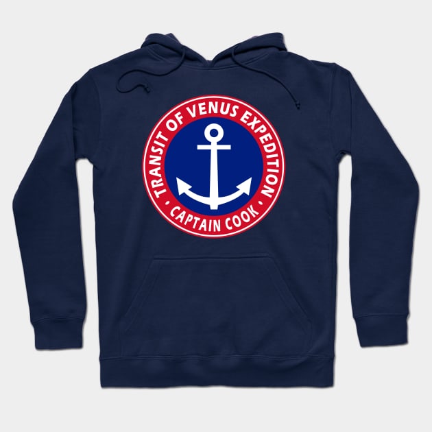 Captain Cook Expedition Hoodie by Lyvershop